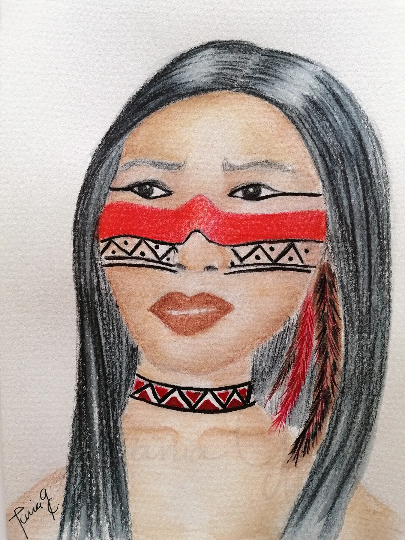 Mujer Guaraní Brasil