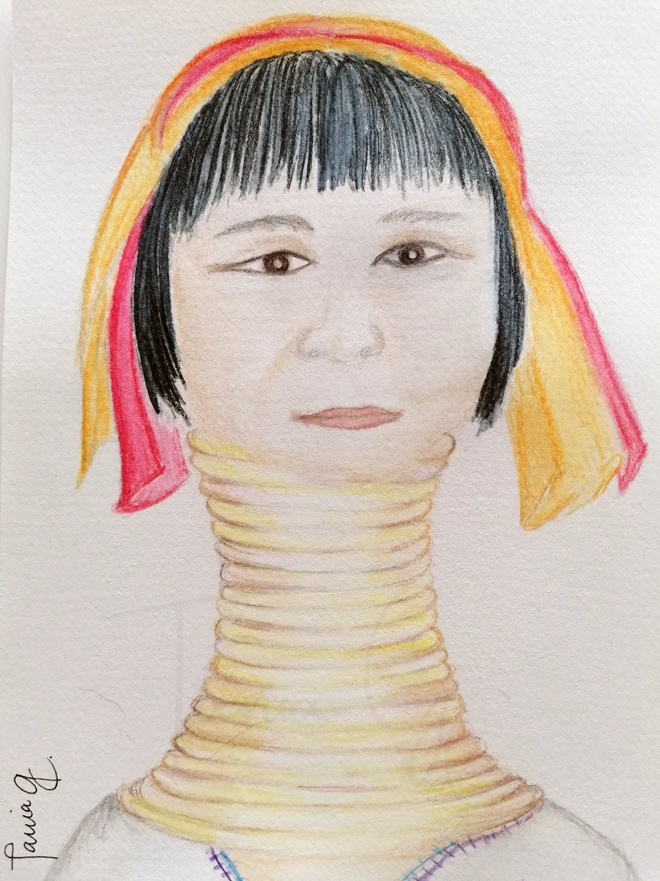 Mujer Jirafa Myanmar
